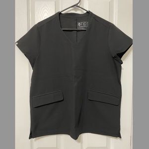 FIGS Limited Edition Scrub Top (Black, Size Medium)